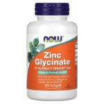 Glycinate de zinc 120 capsules à enveloppe molle