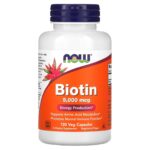 Biotine 5000 µg 120 capsules végétariennes