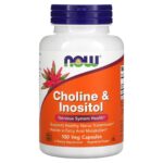 Choline et inositol 100 capsules végétales