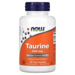Taurine 500 mg 100 capsules végétales