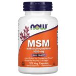 MSM méthylsulfonylméthane 1 000 mg 120 gélules végétales