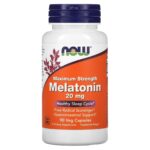 Melatonine à puissance maximale 20 mg 90 capsules végétariennes