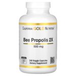 Propolis 2X Extrait concentré 500 mg 240 capsules végétales
