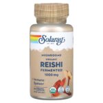 Champignon reishi fermenté 1000 mg 60 capsules biologiques (500 mg par capsule)