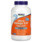Ultra Omega 3-D 600 mg EPA/300 mg DHA 180 capsules à enveloppe molle à base de poisson