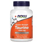 Taurine Double efficacité 1000 mg 100 capsules végétariennes