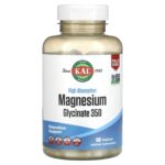 Glycinate de magnesium à haute absorption 350 160 VegCaps