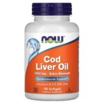 Cod Liver Oil Extra Strength 1,000 mg 90 Softgels