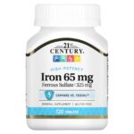 Iron Fer 65 mg 120 comprimés