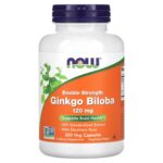 Ginkgo biloba Double efficacité 120 mg 200 capsules végétariennes