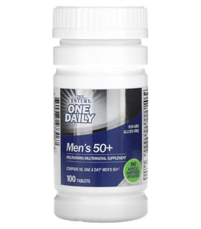 21st Century Dose quotidienne pour hommes de 50 ans et plus – 100 comprimés