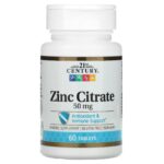 Citrate de zinc 50 mg 60 comprimés