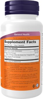 Alpha Lipoic Acid Extrapuissant 600 mg 60 capsules végétales – Image 2
