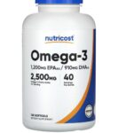 Oméga-3 2500 mg120 capsules à enveloppe molle (833 mg par capsule à enveloppe molle)