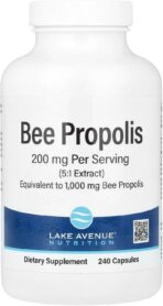 Bee Propolis-Propolis d'abeille1000 mg 240 capsules végétales