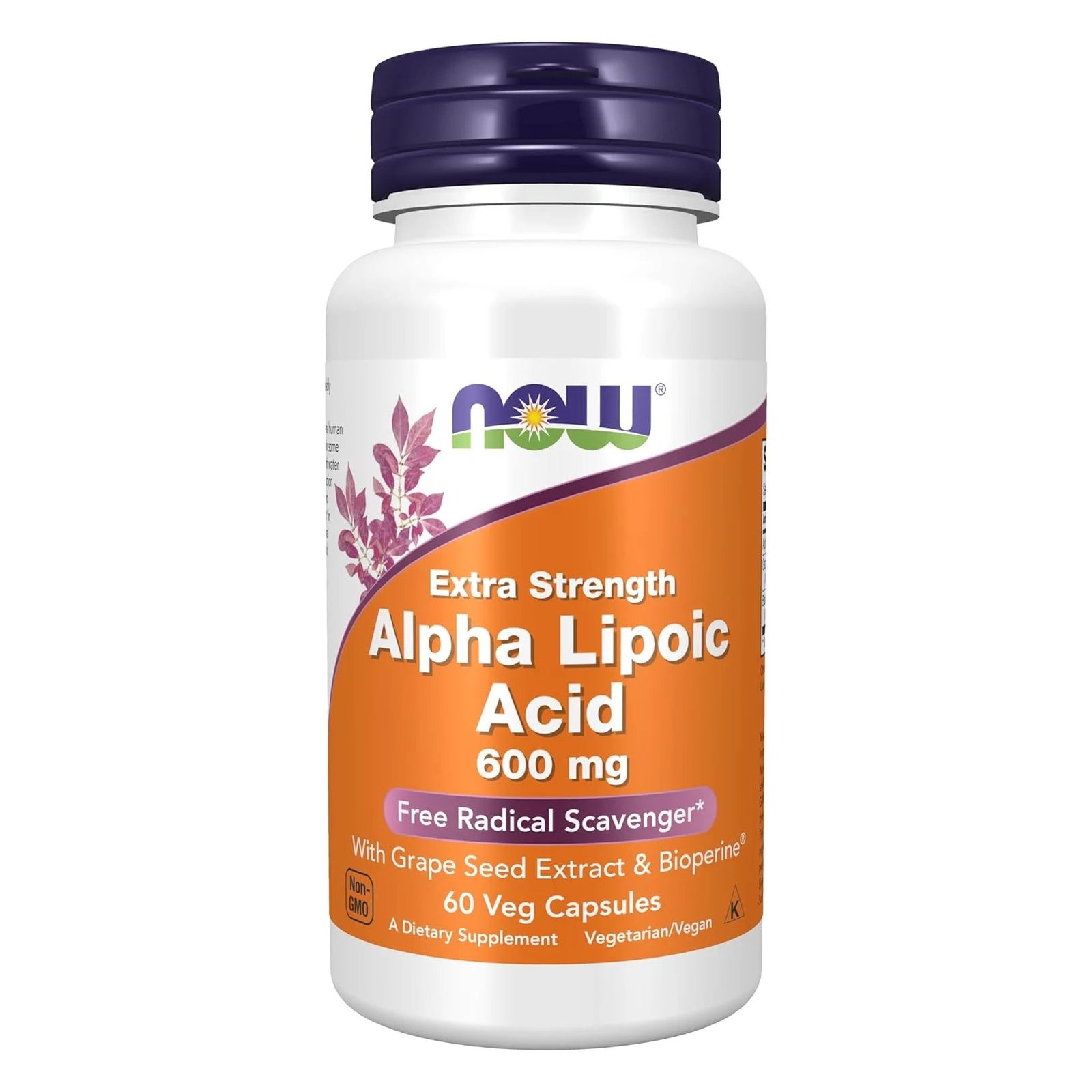 NOW Foods Acide alpha-lipoïque extrapuissant 600 mg – 60 capsules végétales NOW Foods Acide alpha-lipoïque extrapuissant 600 mg – 60 capsules végétales