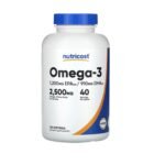 Nutricost Oméga-3 2500 mg – 120 capsules molles (833 mg par capsule)