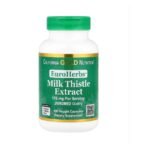 California Gold Nutrition EuroHerbs Extrait de chardon-Marie 175 mg – 180 capsules végétales