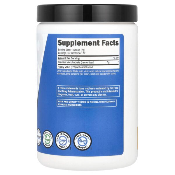 Nutricost Performance Créatine monohydrate, ananas et mangue – 500 g – photo 2