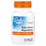 Doctor's Best Régulateurs NAC Détox – 60 gélules végétariennes