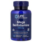 Life Extension Méga benfotiamine – 120 capsules végétariennes