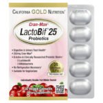 California Gold Nutrition CranMax® LactoBif® Probiotiques, 25 milliards d'UFC – 30 capsules végétales