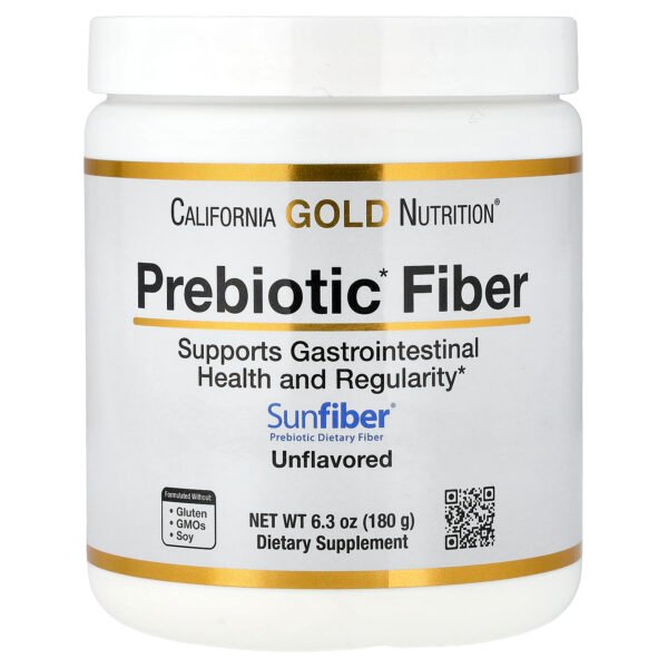 California Gold Nutrition Fibre prébiotique – 180 g