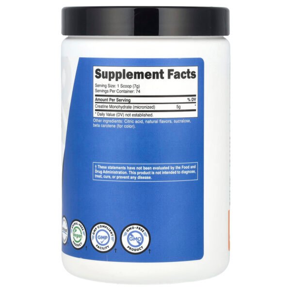 Nutricost Créatine monohydrate, mandarine – 500 g – photo 2
