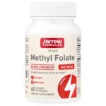 Jarrow Formulas Méthylfolate végan, 400 µg – 60 capsules végétales