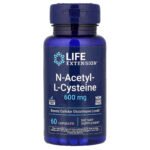 Life Extension N-acétylcystéine, 600 mg – 60 capsules