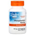 Doctor's Best Phosphatidylsérine avec SerinAid®, 100 mg – 120 capsules végétales