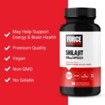 Force Factor Shilajit, 250 mg – 60 capsules végétales – photo 3