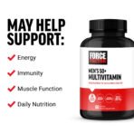 Force Factor Multivitamines pour hommes de 50 ans et plus – 60 comprimés – photo 3