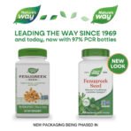 Nature's Way Graine de fenugrec – 180 capsules véganes (565 mg par capsule) – photo 3
