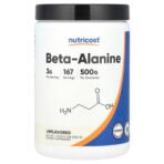 Nutricost Bêta-alanine, non aromatisée – 500 g