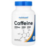 Nutricost Caféine, 200 mg – 250 capsules