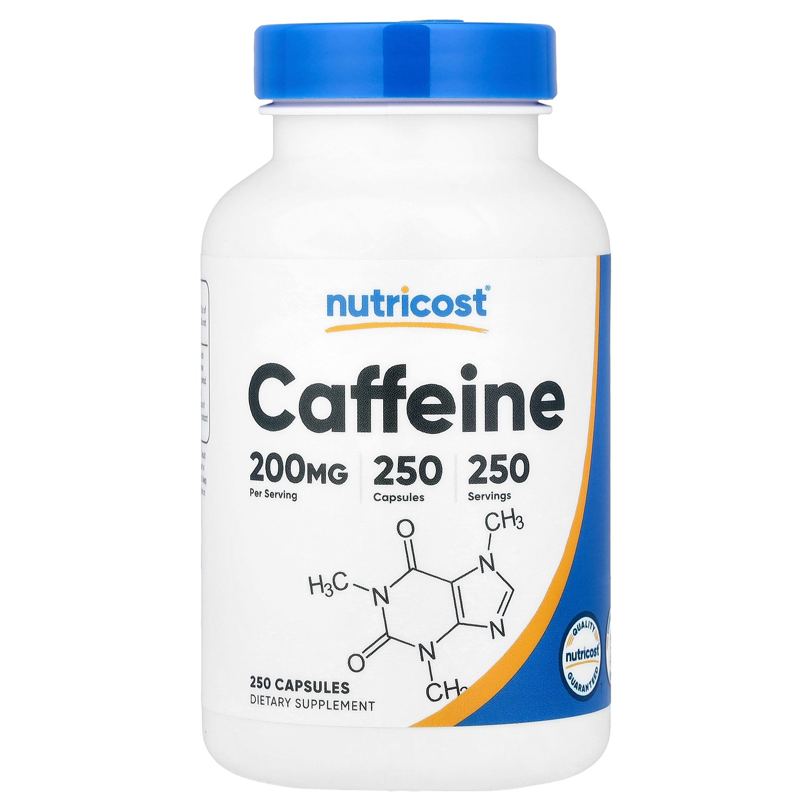 Nutricost Caféine, 200 mg – 250 capsules Nutricost Caféine, 200 mg – 250 capsules
