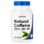 Nutricost Caféine naturelle, 200 mg – 250 capsules