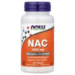 NOW Foods NAC, 1000 mg – 60 comprimés