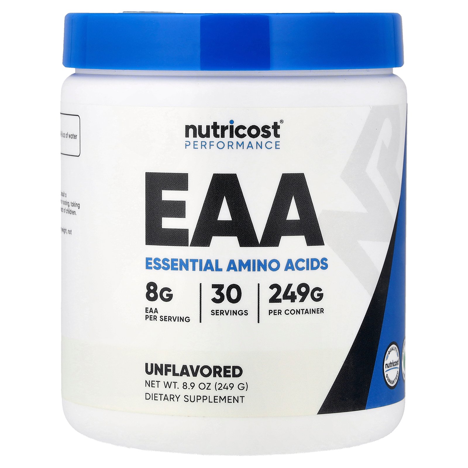 Nutricost Performance EAA, acides aminés essentiels, non aromatisé – 249 g Nutricost Performance EAA, acides aminés essentiels, non aromatisé – 249 g