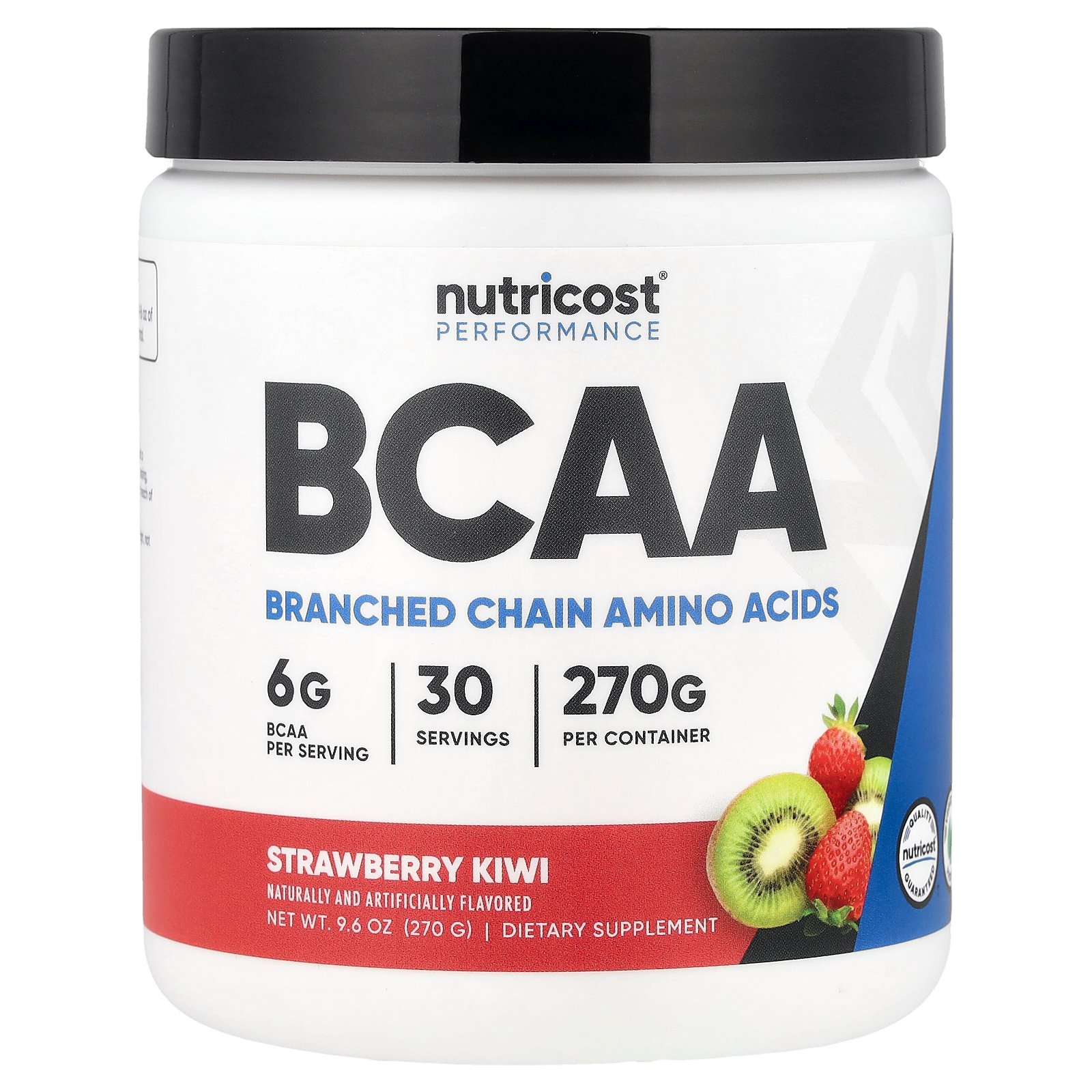 Nutricost Performance BCAA, fraise et kiwi – 270 g Nutricost Performance BCAA, fraise et kiwi – 270 g