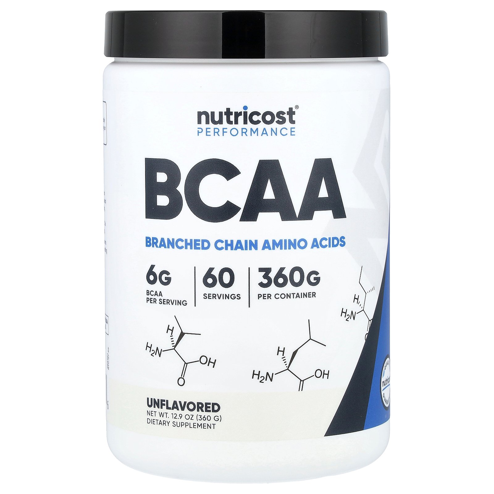 Nutricost Performance BCAA, non aromatisé – 360 g Nutricost Performance BCAA, non aromatisé – 360 g