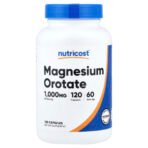 Nutricost Orotate de magnésium – 120 capsules (35 mg de magnésium par capsule)