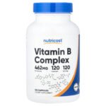 Nutricost Complexe de vitamines B – 120 capsules