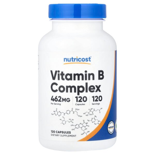 Nutricost Complexe de vitamines B – 120 capsules