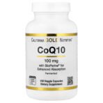 California Gold Nutrition CoQ10 ubiquinone USP avec BioPerine®, biodisponibilité améliorée, 100 mg – 150 capsu