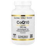 California Gold Nutrition CoQ10 ubiquinone USP avec BioPerine®, biodisponibilité améliorée, 100 mg – 150 capsu