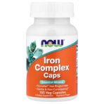 NOW Foods Capsules au complexe de fer – 100 capsules végétariennes