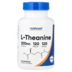 Nutricost L-théanine, 200 mg – 120 capsules