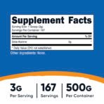 Nutricost Bêta-alanine, non aromatisée – 500 g – photo 3